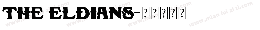 The Eldians字体转换